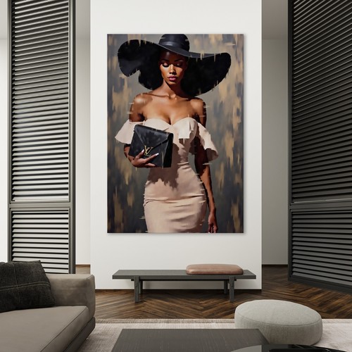 Elegante arte donna - , moda