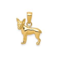 10k Yellow Gold Chihuahua