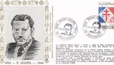 FRANCIA 1992 FDC ROBERT GOUPIL