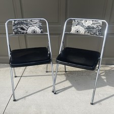 Set/2 sedie pieghevoli vintage