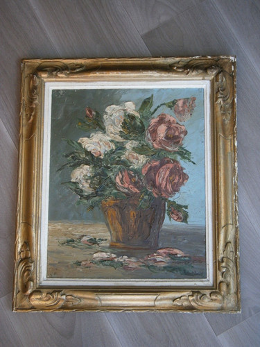 Pittura olio tela - ad, su