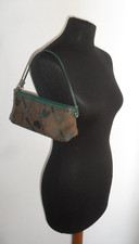 BORSA POCHETTE FURLA ORIGINALE IN PELLE E TELA PERFETTA  PREZZO AFFARE