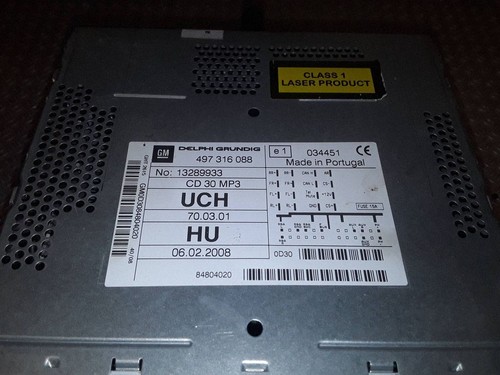 Opel astra 2008 - astra, radio