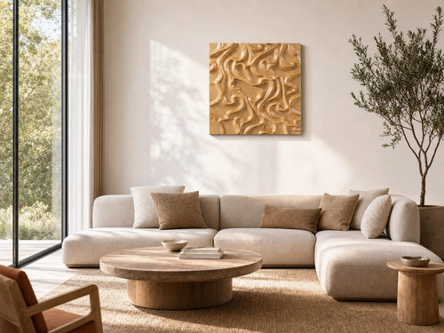 Quadro legno pannello - legno, 3d