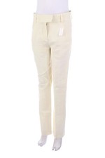 Dondup Pantalone Lino I 40 = D 34 crema