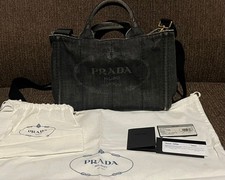 Borsa tote PRADA Kanapa denim