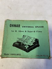 OHNAR VANGUARD Giuntatrice universale per film FS12 16 mm, 8 mm e Super 8