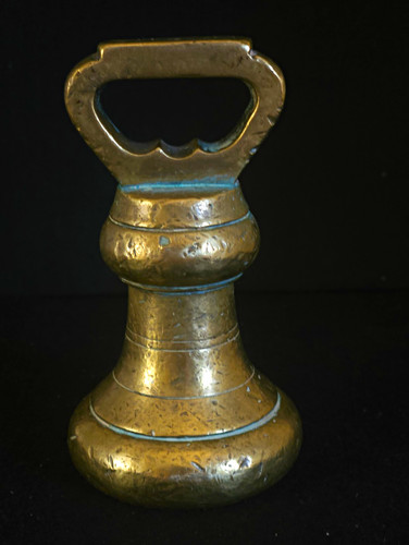 Antique 19thc brass bell - 19thc, lb