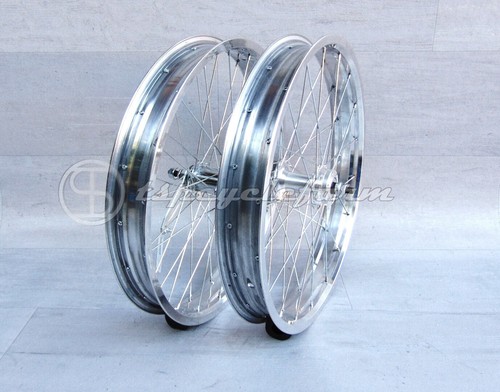Coppia ruote bici x55 - ruote, cromo