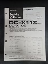 Pioneer DC-X11Z/DC-X10Z Stereo