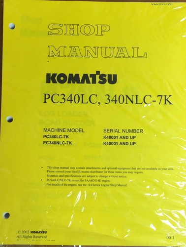 Komatsu pc340lc - komatsu, pc340lc-7k
