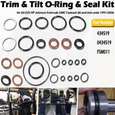 Rebuild Kit for Johnson Evinrude OMC Trim & Tilt O-Ring & Seal Kit 434519 043451
