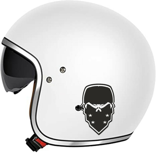 Adesivi teschio casco - casco, harley