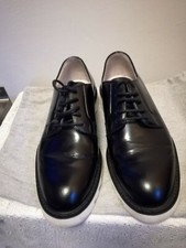 SCARPE CULT BRITISH STYLE SINCE 1987,USATE, n.40, STRINGATE,PELLE NERA LUCIDA.