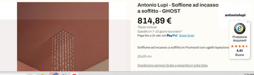 Antonio lupi soffione ad - antonio,