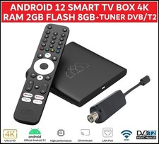 Decoder Digitale Terrestre DVB-T2 HEVC Android 12 4k Ultra HD Box Smart Tv WiFi