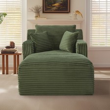 Chaise Longue in Velluto Cord