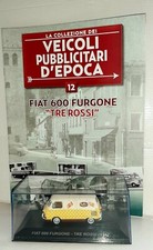 FIAT 600 FURGONE "TRE ROSSI" 1957 CON FASCICOLO SCALA 1:43