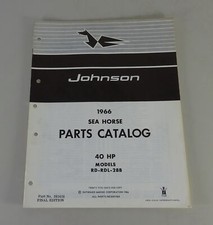 Catalogo Parti OMC Johnson Fuoribordo 40 CV Modelli Anno 1966