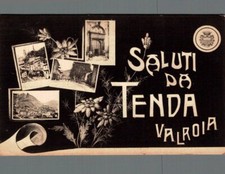 Cuneo Tenda Val Roia vedutine saluti da  F. piccolo  spedita