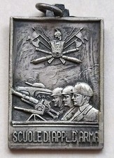 MEDAGLIA SCUOLA APPLICAZIONE D'ARMA REGGIMENTO FANTERIA TORINO ESERCITO ARGENTO 