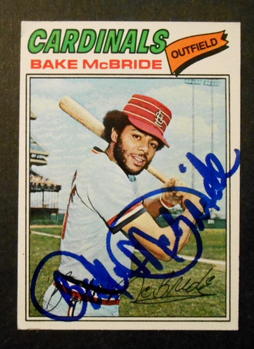 1977 topps 516 bake mcbride - 1977,