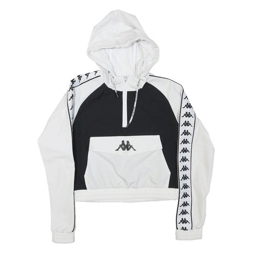 Kappa giacca donna nero bianco - kappa,