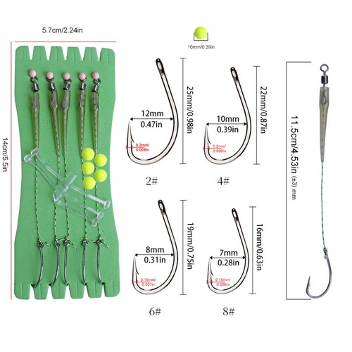 Per hair rig ganci - per, pesca