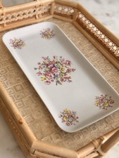 Vintage 12.5” Floral Vanity
