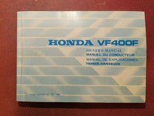 Honda VF 400 F 1983-84 manuale
