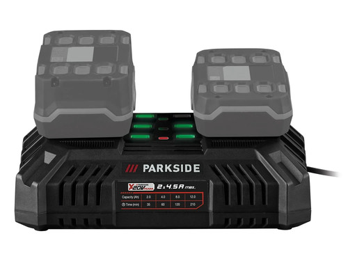 Parkside doppio caricabatterie - parkside,