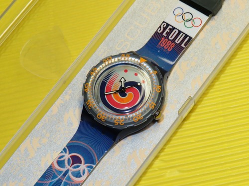 Swatch scuba seoul 1988 - scuba,