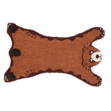 ZERBINO IN COCCO PELLE ORSO