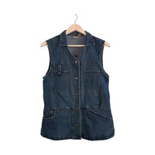 Gilet denim vintage Y2K M‐L