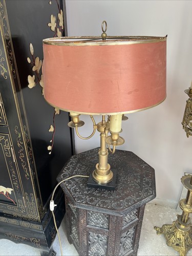 Vintage bouillotte table lamp - ,