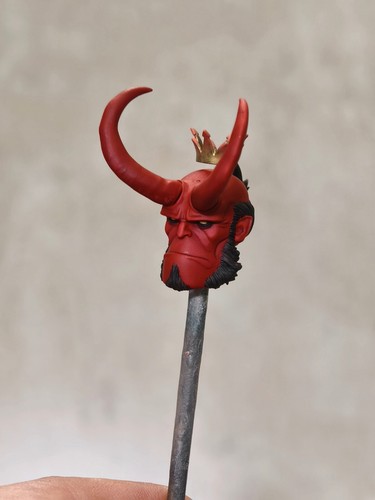 Scultura testa hellboy - hellboy, 1:4