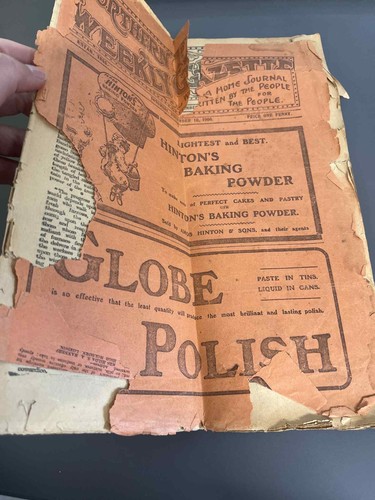 Antique newspaper northern - –,