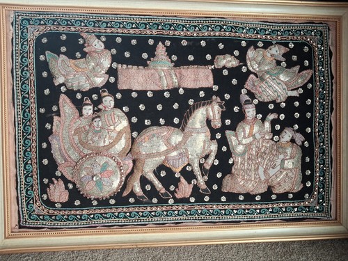 Arazzo vintage thai birmania - arazzo,