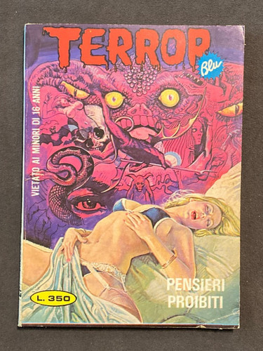 Fumetto terror blu - blu, n.49
