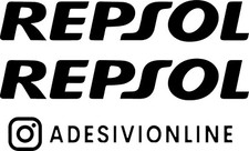Adesivo Pretagliato  Coppia Scritta REPSOL 🏍️