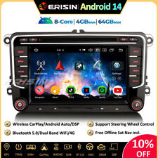 Android 14 Autoradio GPS DVD for VW Passat Polo 6R Golf 5/6 Tiguan T5 Caddy Seat