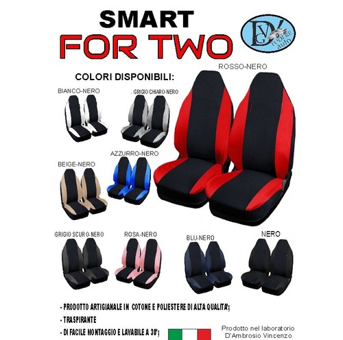 Coprisedili per smart - per, two