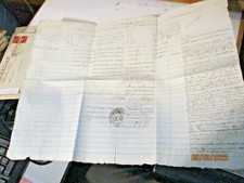 COMUNE DI BUSCEMI 6/12/1839 manoscritto NOTIZIE SULLA CORRISPONDENZA POSTALE...