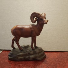 Scultura Statua Ram Corno