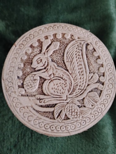 Vintage russian squirrel - russian, birch