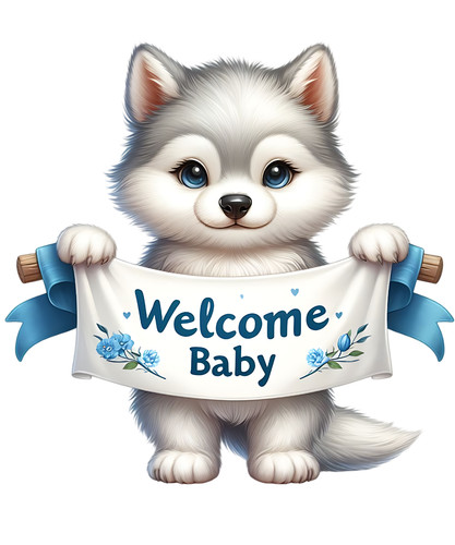 Adesivi auto welcome baby - x,
