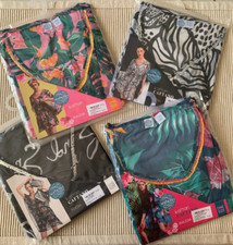 Copri costume donna caftano Sorbetto abito mare taglia unica paillettes spacchi