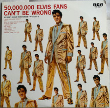LP Elvis Presley – 50,000,000 Elvis Fans Can't Be Wrong JAPAN RCA – RVP-6212 '77