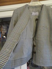 BOGNER GIACCA BLAZER CORTA VINTAGE ALTA QUALITÀ PURA LANA VERGINE NUOVA Tg.42