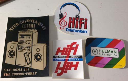 Adesivi stikers anni fi - anni, 80